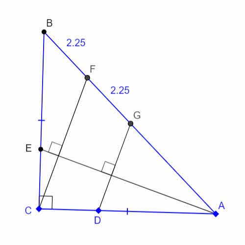 an isosceles triangle has at least two congruent sides